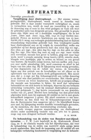 Eerste pagina van het artikel zoals het is gepubliceerd in het tijdschrift