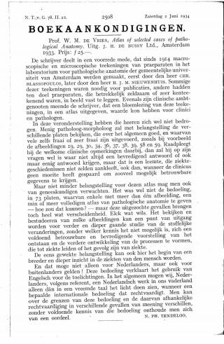 Eerste pagina van het artikel zoals het is gepubliceerd in het tijdschrift