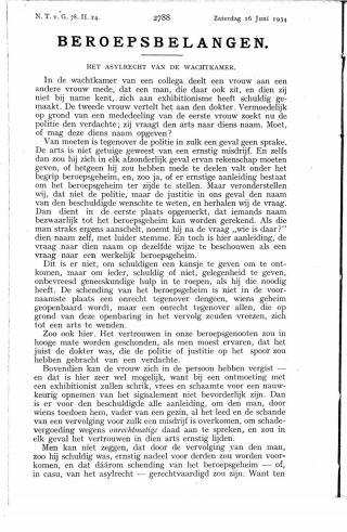 Eerste pagina van het artikel zoals het is gepubliceerd in het tijdschrift