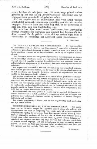 Eerste pagina van het artikel zoals het is gepubliceerd in het tijdschrift