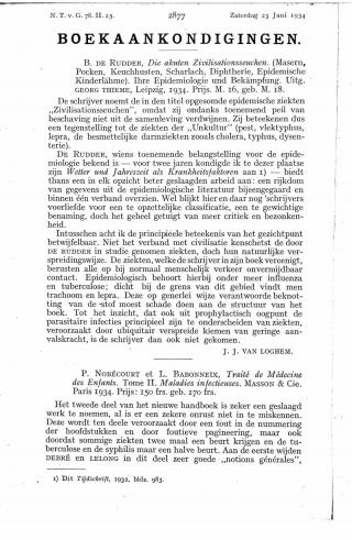 Eerste pagina van het artikel zoals het is gepubliceerd in het tijdschrift