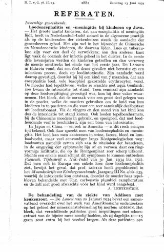 Eerste pagina van het artikel zoals het is gepubliceerd in het tijdschrift