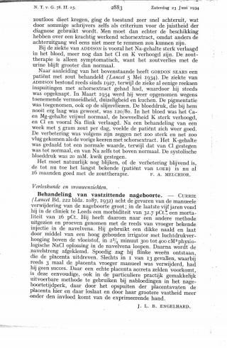 Eerste pagina van het artikel zoals het is gepubliceerd in het tijdschrift