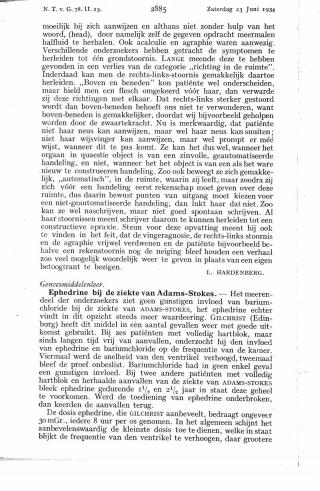 Eerste pagina van het artikel zoals het is gepubliceerd in het tijdschrift