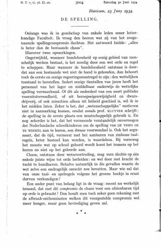 Eerste pagina van het artikel zoals het is gepubliceerd in het tijdschrift