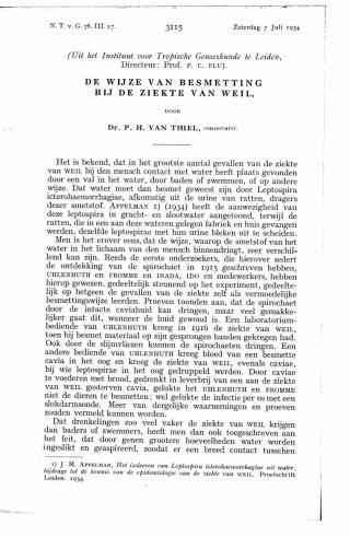Eerste pagina van het artikel zoals het is gepubliceerd in het tijdschrift