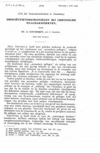 Eerste pagina van het artikel zoals het is gepubliceerd in het tijdschrift