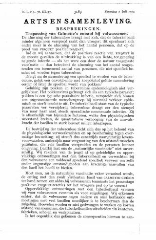 Eerste pagina van het artikel zoals het is gepubliceerd in het tijdschrift