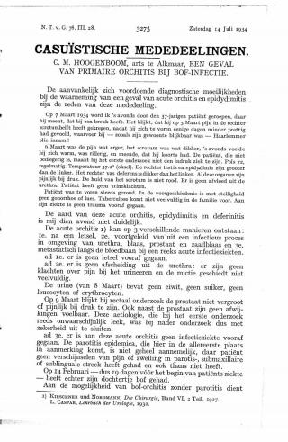 Eerste pagina van het artikel zoals het is gepubliceerd in het tijdschrift