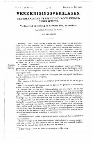 Eerste pagina van het artikel zoals het is gepubliceerd in het tijdschrift