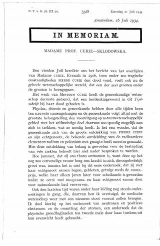 Eerste pagina van het artikel zoals het is gepubliceerd in het tijdschrift