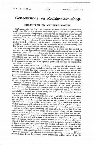 Eerste pagina van het artikel zoals het is gepubliceerd in het tijdschrift