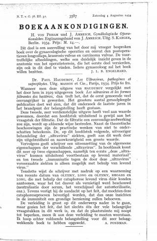 Eerste pagina van het artikel zoals het is gepubliceerd in het tijdschrift