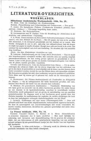Eerste pagina van het artikel zoals het is gepubliceerd in het tijdschrift
