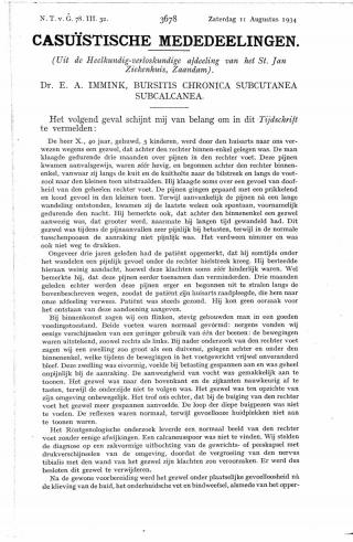 Eerste pagina van het artikel zoals het is gepubliceerd in het tijdschrift