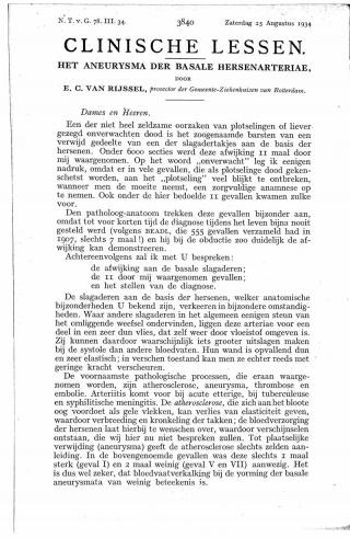 Eerste pagina van het artikel zoals het is gepubliceerd in het tijdschrift