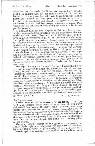 Eerste pagina van het artikel zoals het is gepubliceerd in het tijdschrift