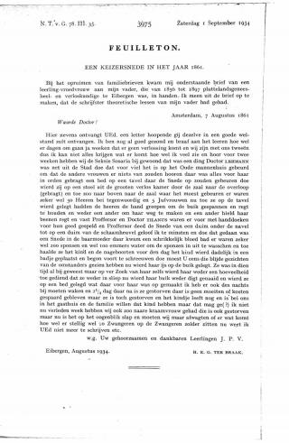 Eerste pagina van het artikel zoals het is gepubliceerd in het tijdschrift