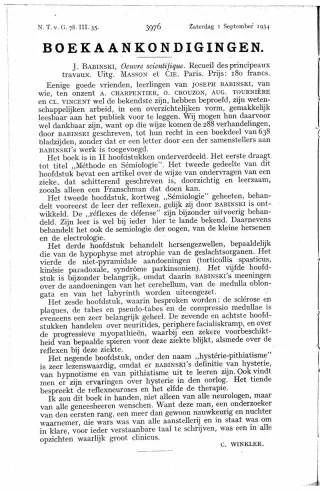 Eerste pagina van het artikel zoals het is gepubliceerd in het tijdschrift