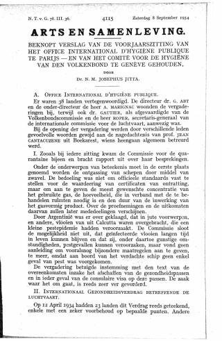 Eerste pagina van het artikel zoals het is gepubliceerd in het tijdschrift