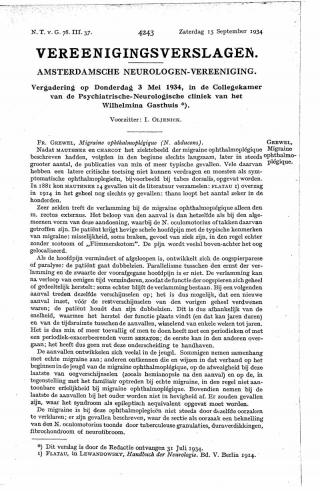 Eerste pagina van het artikel zoals het is gepubliceerd in het tijdschrift