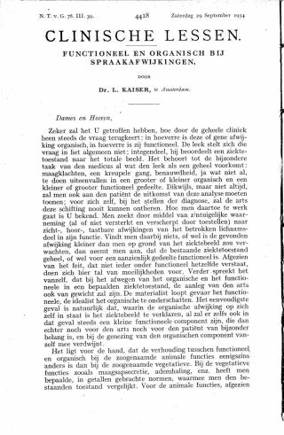 Eerste pagina van het artikel zoals het is gepubliceerd in het tijdschrift