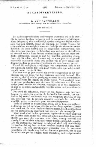 Eerste pagina van het artikel zoals het is gepubliceerd in het tijdschrift