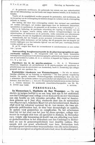 Eerste pagina van het artikel zoals het is gepubliceerd in het tijdschrift