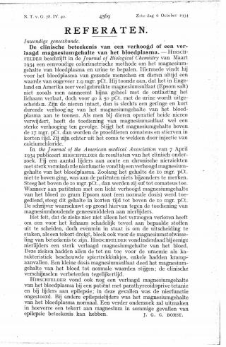 Eerste pagina van het artikel zoals het is gepubliceerd in het tijdschrift