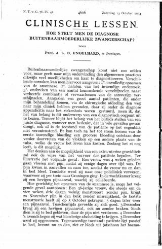 Eerste pagina van het artikel zoals het is gepubliceerd in het tijdschrift