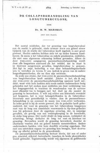 Eerste pagina van het artikel zoals het is gepubliceerd in het tijdschrift