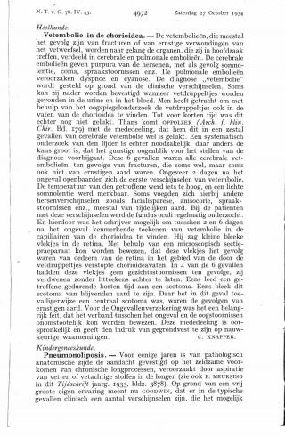 Eerste pagina van het artikel zoals het is gepubliceerd in het tijdschrift