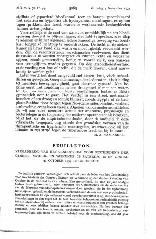 Eerste pagina van het artikel zoals het is gepubliceerd in het tijdschrift