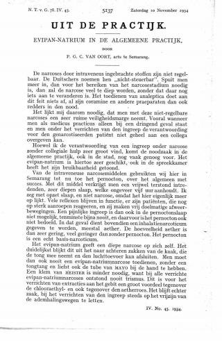 Eerste pagina van het artikel zoals het is gepubliceerd in het tijdschrift