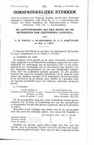 Eerste pagina van het artikel zoals het is gepubliceerd in het tijdschrift