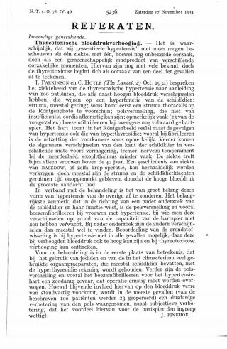 Eerste pagina van het artikel zoals het is gepubliceerd in het tijdschrift