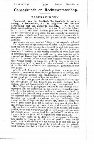 Eerste pagina van het artikel zoals het is gepubliceerd in het tijdschrift