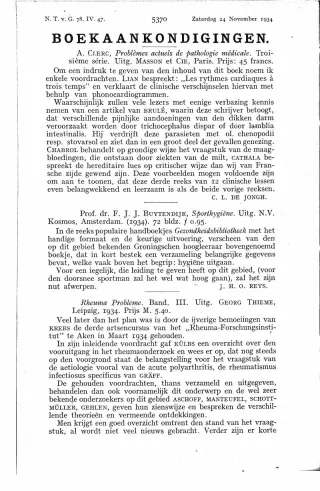 Eerste pagina van het artikel zoals het is gepubliceerd in het tijdschrift