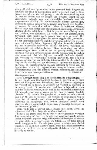 Eerste pagina van het artikel zoals het is gepubliceerd in het tijdschrift