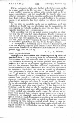 Eerste pagina van het artikel zoals het is gepubliceerd in het tijdschrift