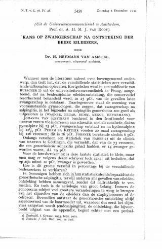 Eerste pagina van het artikel zoals het is gepubliceerd in het tijdschrift