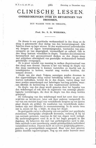 Eerste pagina van het artikel zoals het is gepubliceerd in het tijdschrift