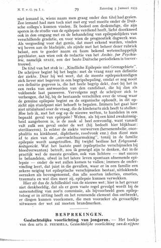 Eerste pagina van het artikel zoals het is gepubliceerd in het tijdschrift