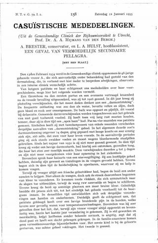 Eerste pagina van het artikel zoals het is gepubliceerd in het tijdschrift