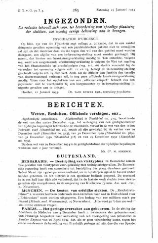 Eerste pagina van het artikel zoals het is gepubliceerd in het tijdschrift