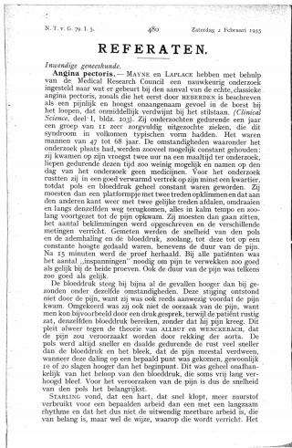 Eerste pagina van het artikel zoals het is gepubliceerd in het tijdschrift