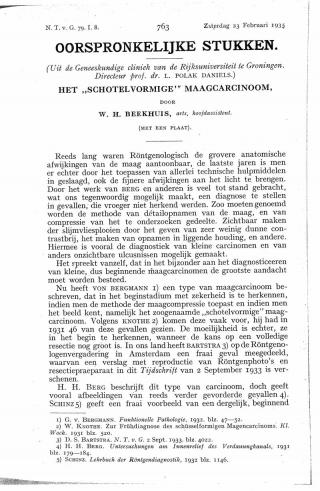 Eerste pagina van het artikel zoals het is gepubliceerd in het tijdschrift