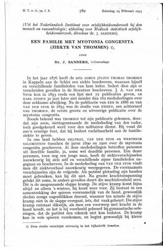 Eerste pagina van het artikel zoals het is gepubliceerd in het tijdschrift