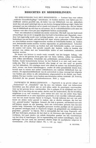 Eerste pagina van het artikel zoals het is gepubliceerd in het tijdschrift