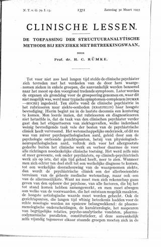 Eerste pagina van het artikel zoals het is gepubliceerd in het tijdschrift